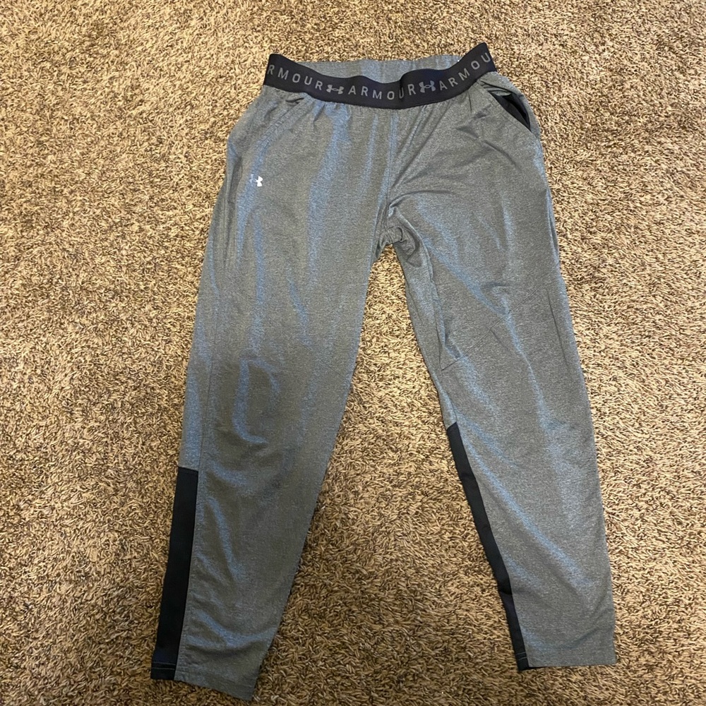 Medium Gray/Black Under Armour Pants